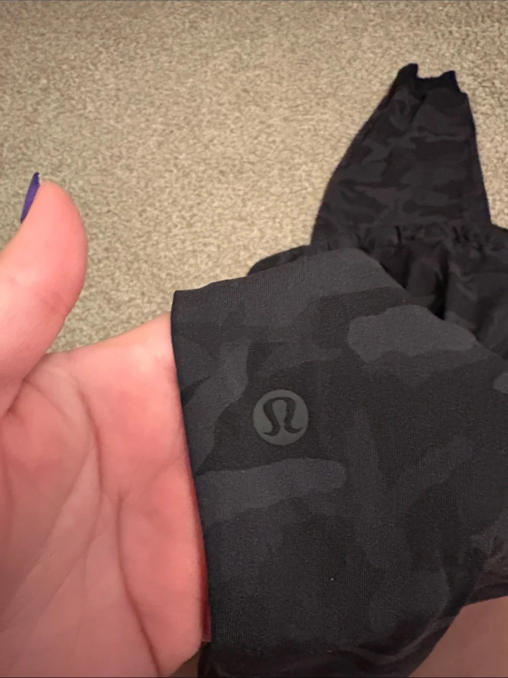 lululemon athletica Black/Camo Track Joggers